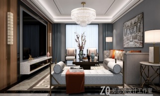 95.8㎡现代港式，打造顶级生活。